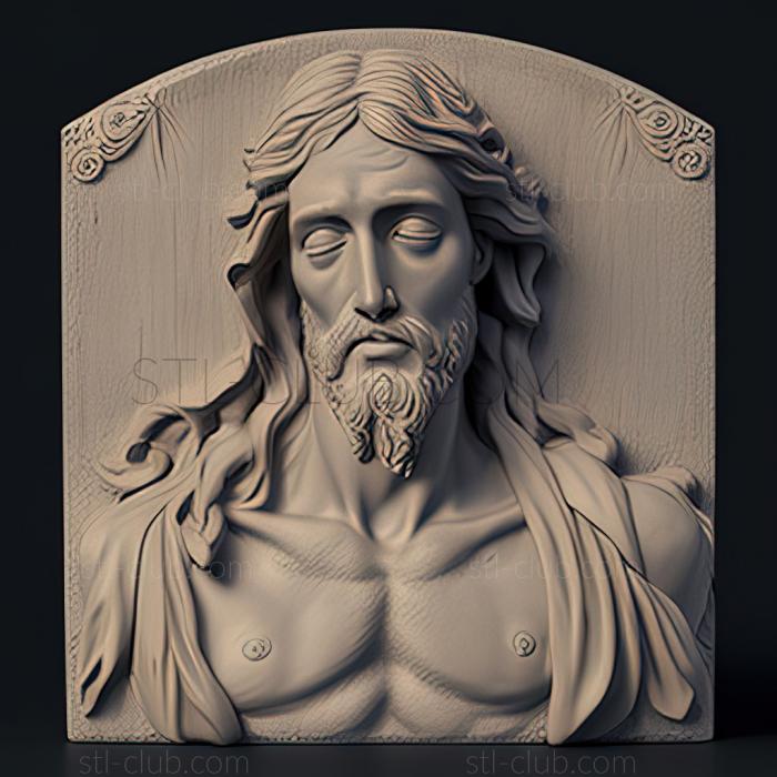 3D model st jesus (STL)